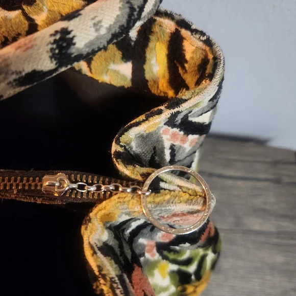 Vintage Mid-Centurt 1960s Floral Tapestry Carpet Bag Hand Bag Kadin-Style - Picture 9 of 14